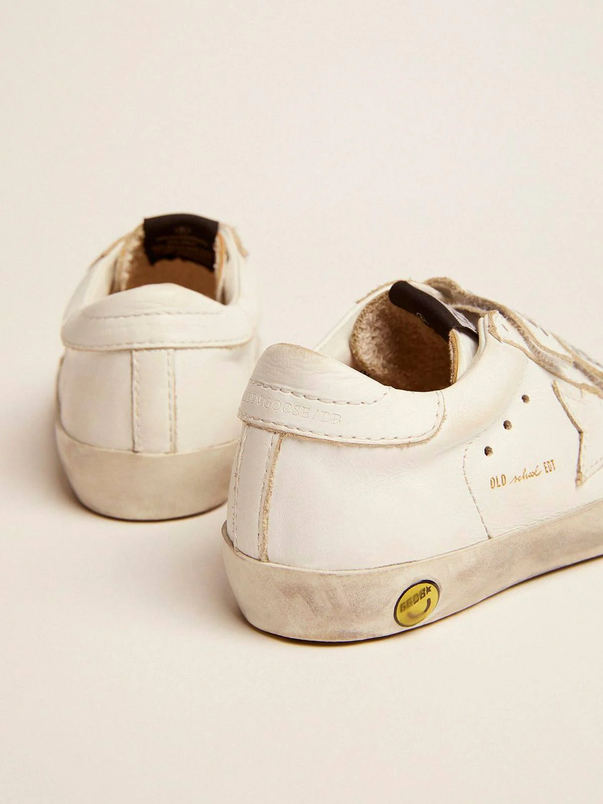 Kids | Old School Sneakers with Velcro Closure - Image 3