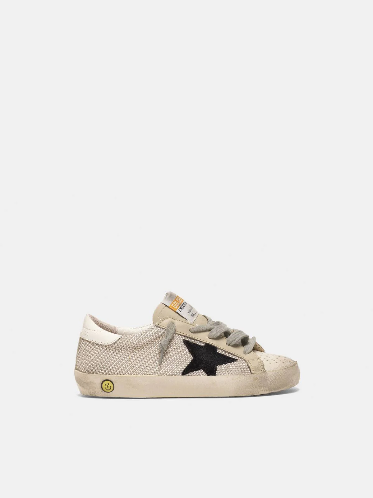 Kids | Super-Star Sneakers Hi-Tech Fabric with Nubuck Star - Image 2