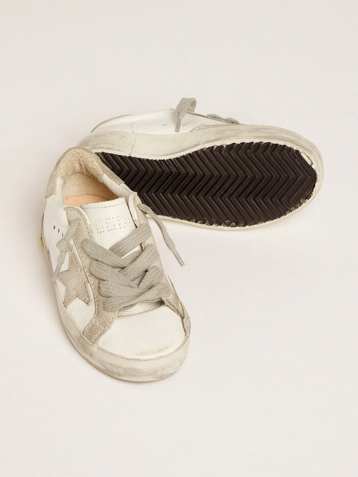 Kids | Super-Star Sneakers with Suede Details - Image 3