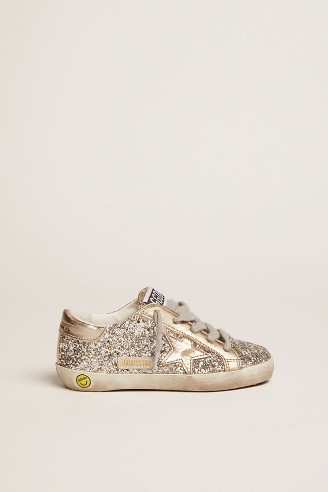 Kids | Super-Star Young with Glitter & Star Platinum | Platinum - Image 6