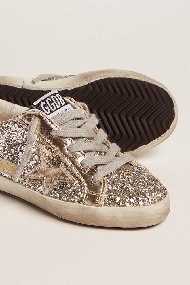 Kids | Super-Star Young with Glitter & Star Platinum | Platinum - Image 7
