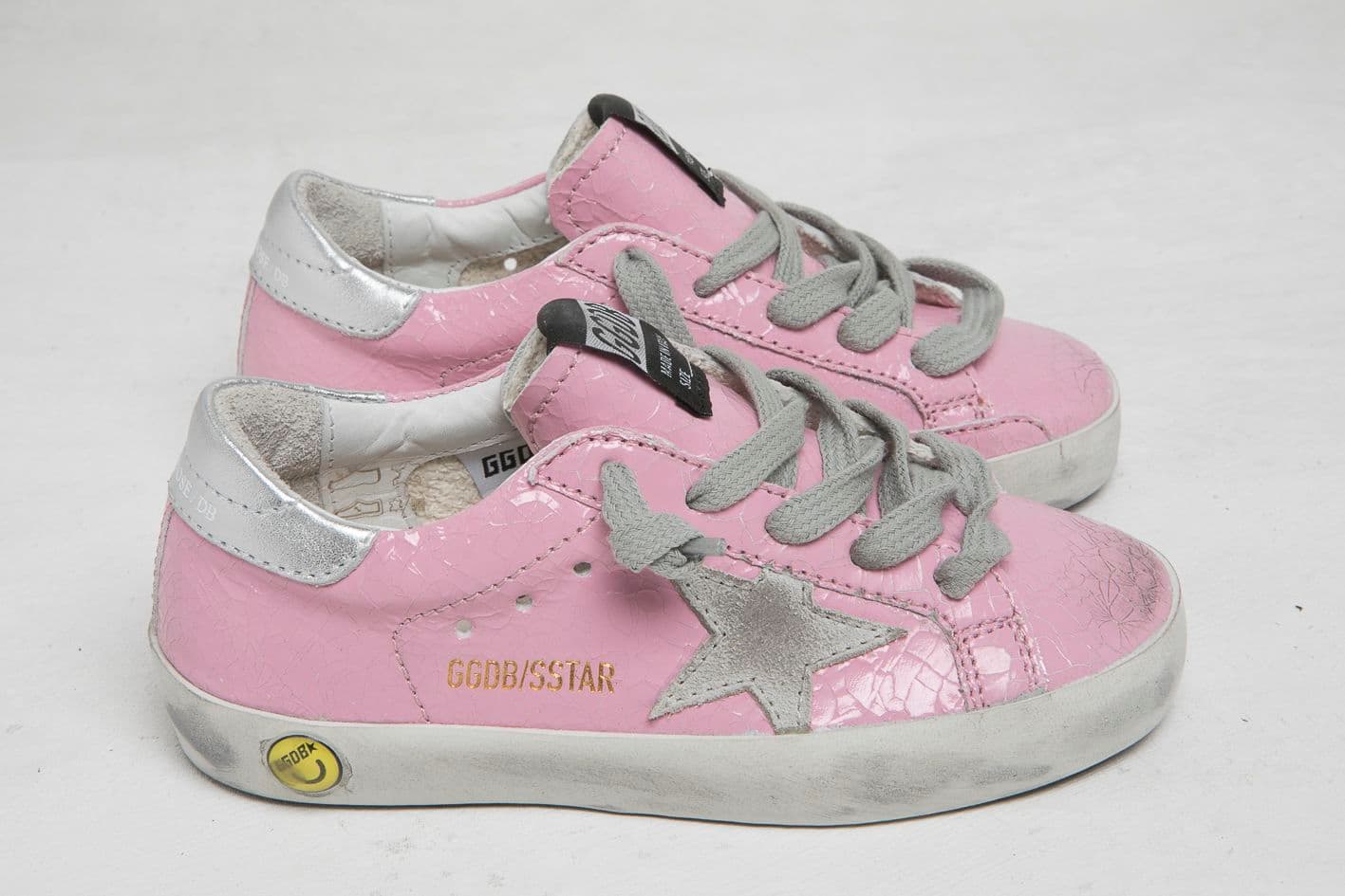 Kids | Superstar Sneakers Crackle Patent Leather - Image 3