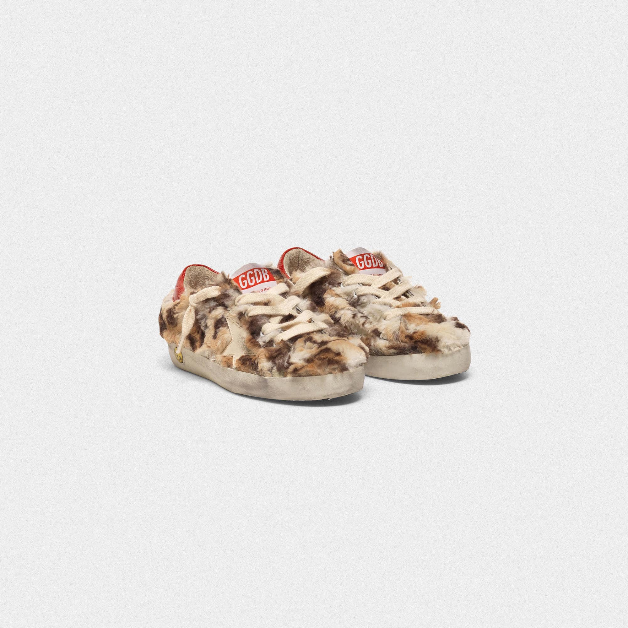 Kids | Superstar Sneakers Shearling with Leather Star - Image 4