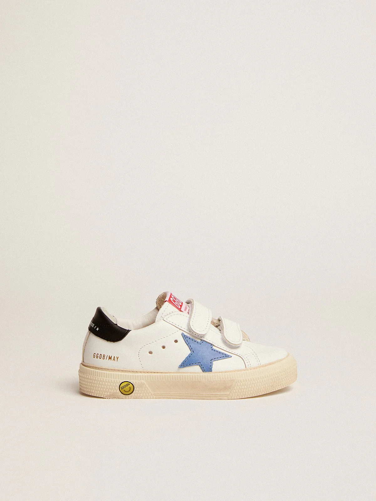 Kids | Young May School with Cobalt Blue Leather Star | White x Cobalt Blue x Black - Image 6