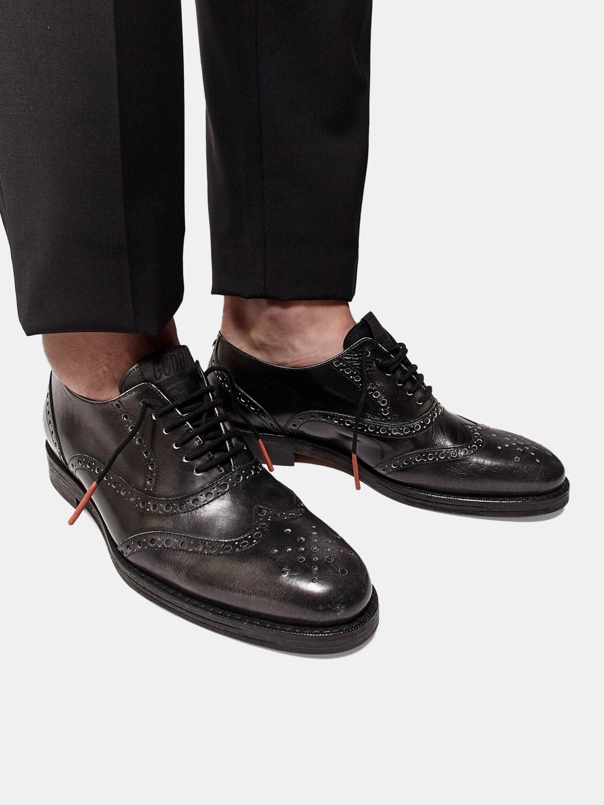 Men | Ball Shoes Made Of Leather with Brogue On The Toe - Image 7
