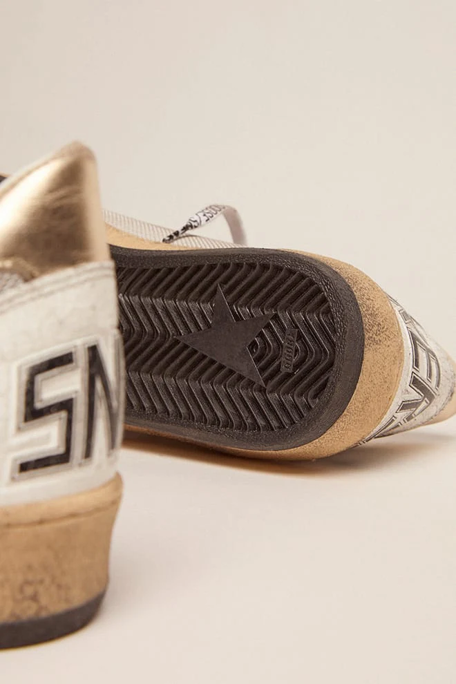 Men | Ball Star On Light Silver Mesh with Red Star | Silver x White x Red x Platinum - Image 5