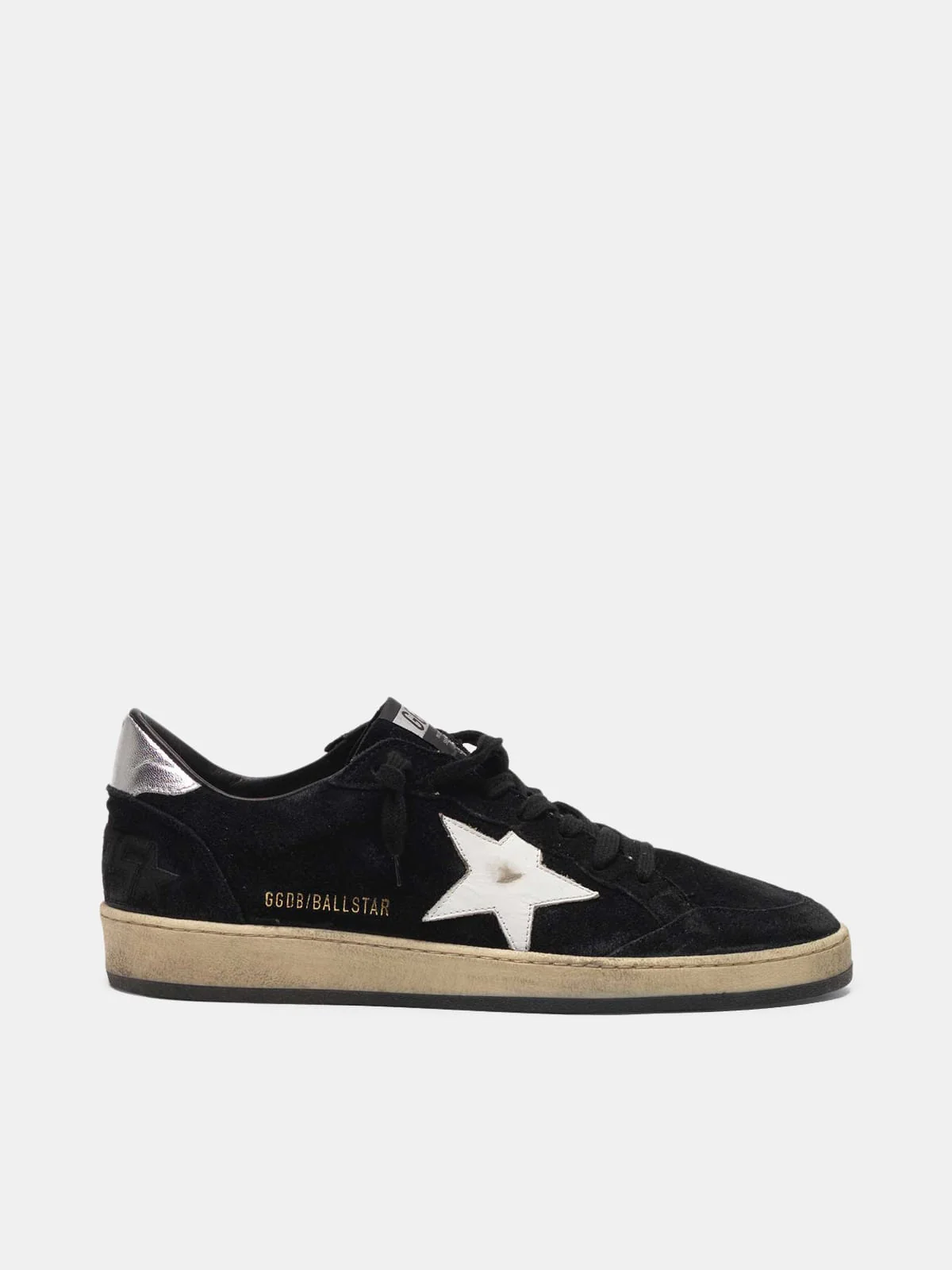 Men | Ball Star Sneakers Suede with Contrasting Star & Metal Heel Tab - Image 2