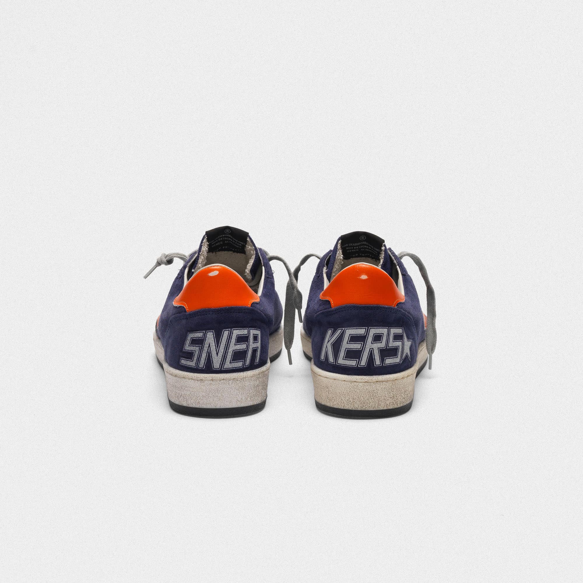 Men | Ball Star Sneakers Suede with Leather Star & Heel Tab - Image 2