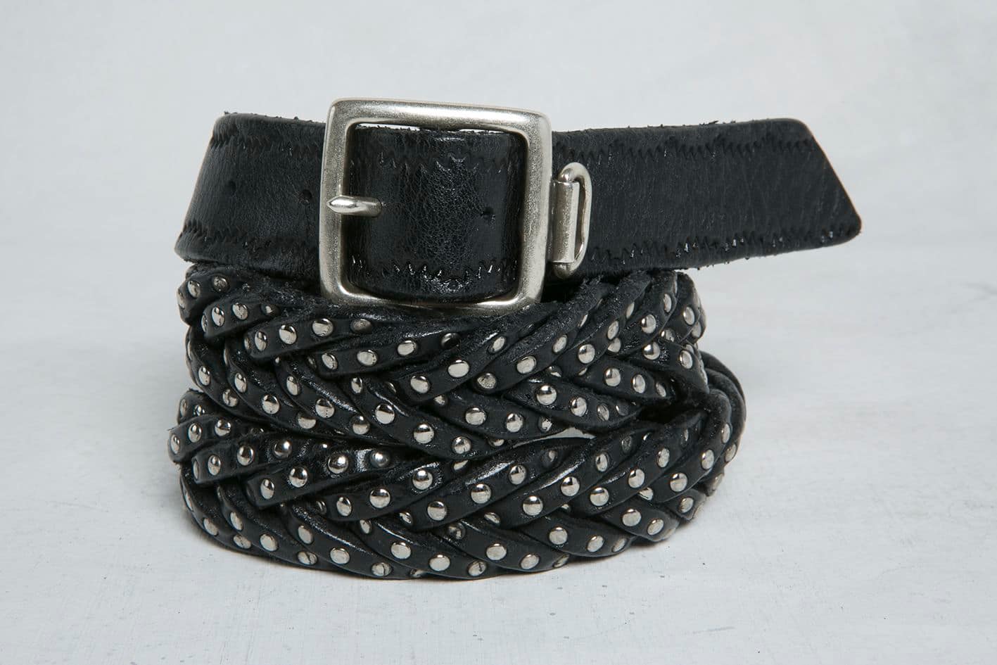 Men | Belt Tube with The A1 Black-Studs - Image 2
