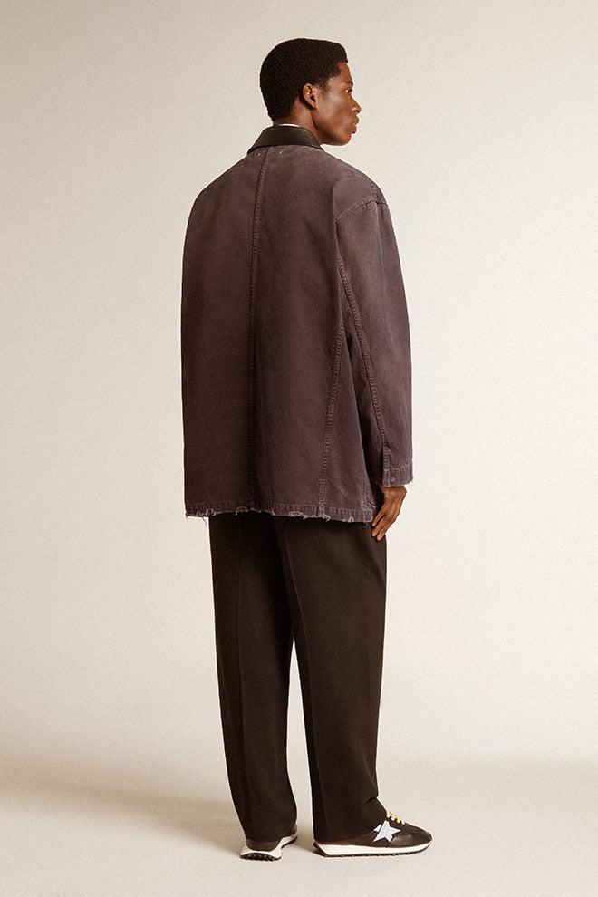 Men | Black Wool & Viscose Blend Pants | Black - Image 7