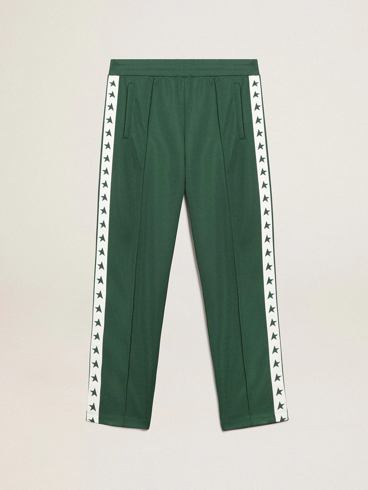 Men | Bright Green Joggers | Bright Green x White - Image 9