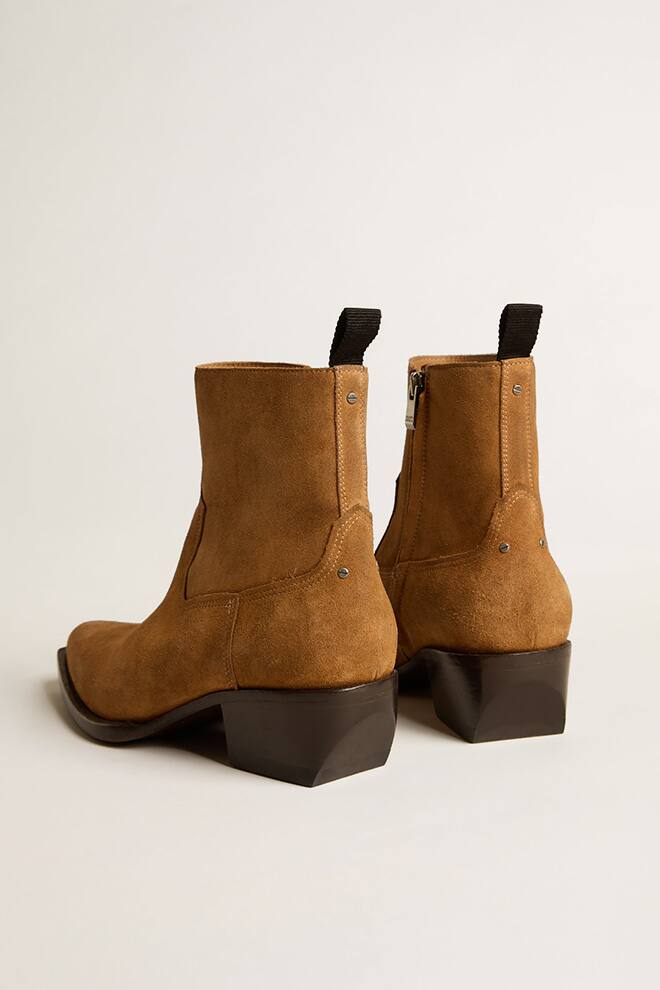 Men | Debbie Cognac Boots | Cognac - Image 5