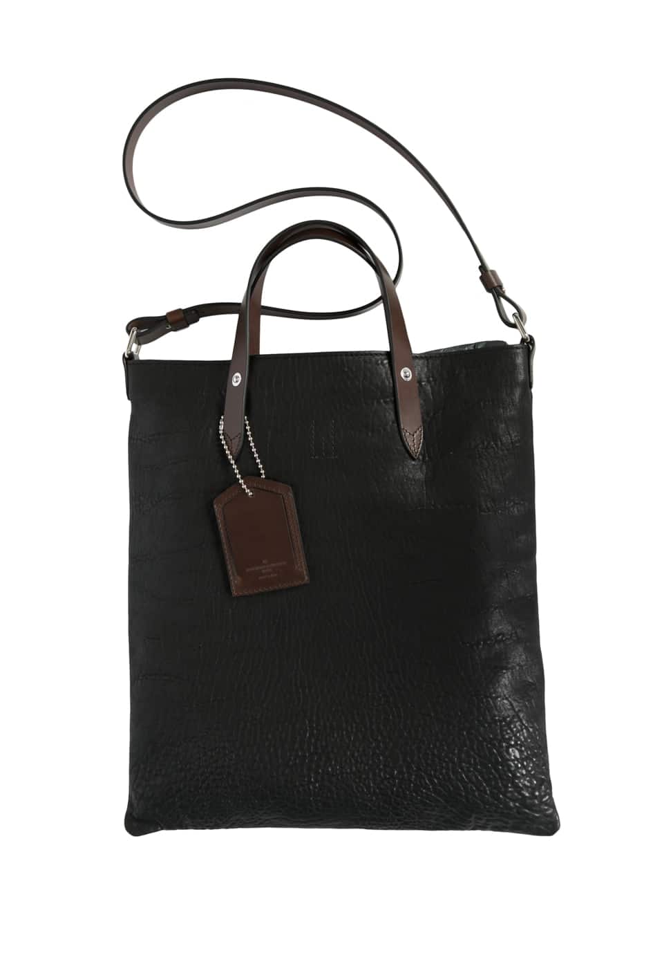 Men | Flat Shopping Col A1 Black Natural Leather - Image 2