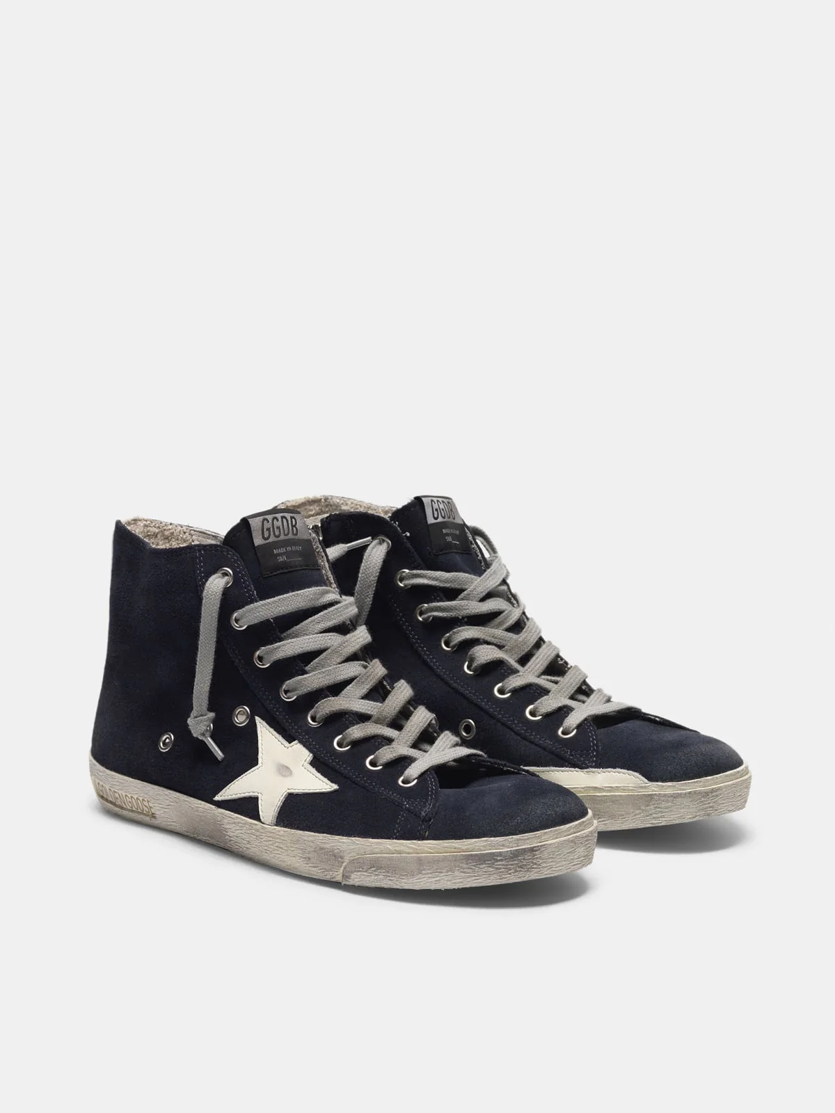 Men | Francy Sneakers Leather with Leather Star & Heel Tab - Image 5