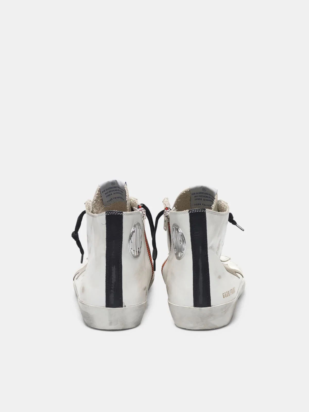 Men | Francy Sneakers Leather with Suede Star & Blue Sole - Image 5