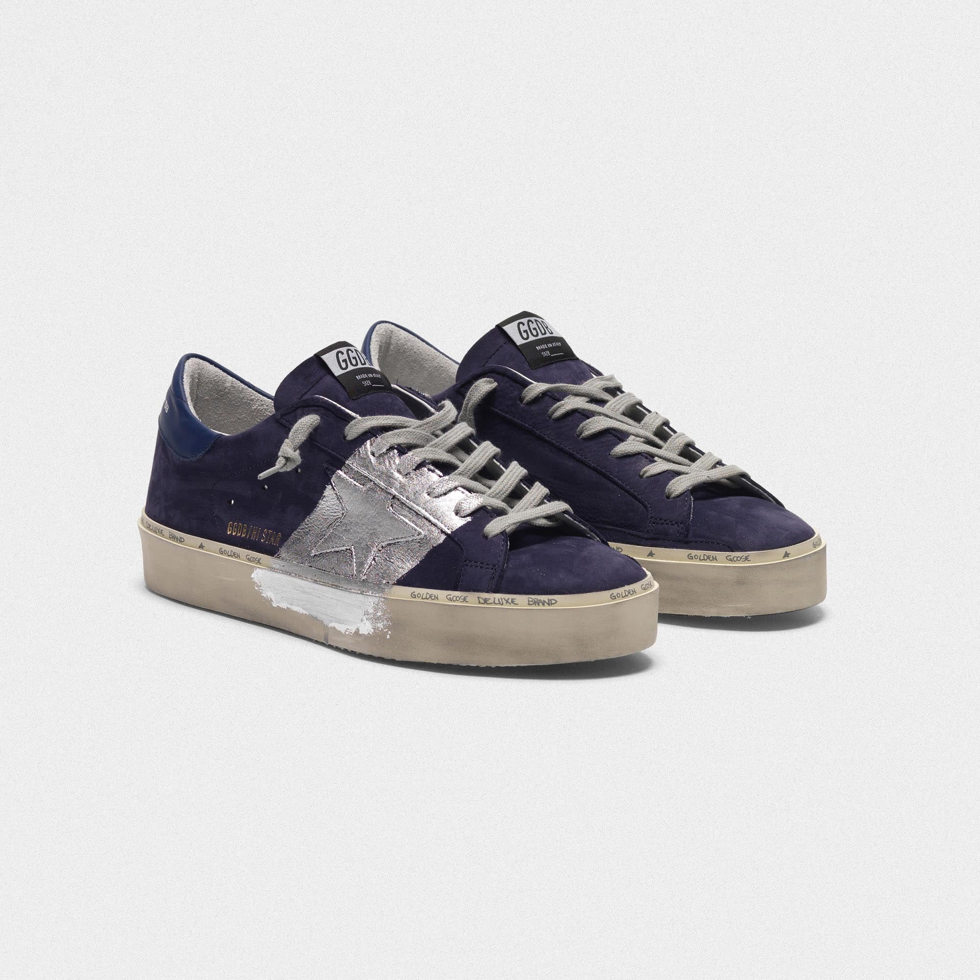 Men | Hi Star Sneakers Nubuck & Silver Leaf Strap (V2) - Image 5