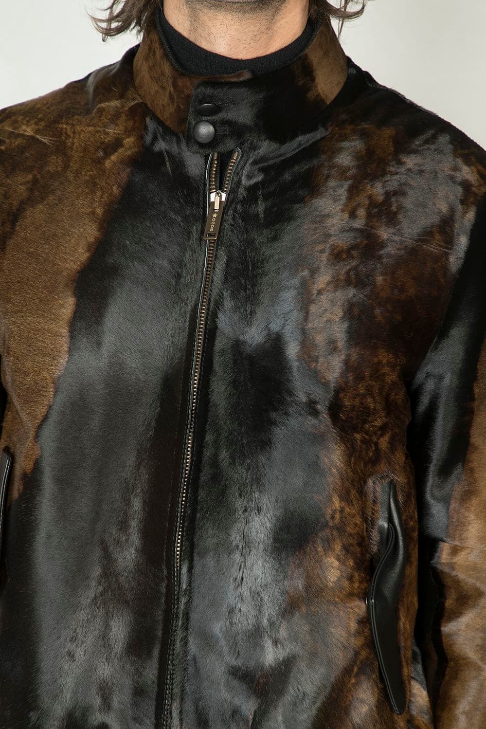 Men | Jacket Mack Black Pony Paint - Image 8