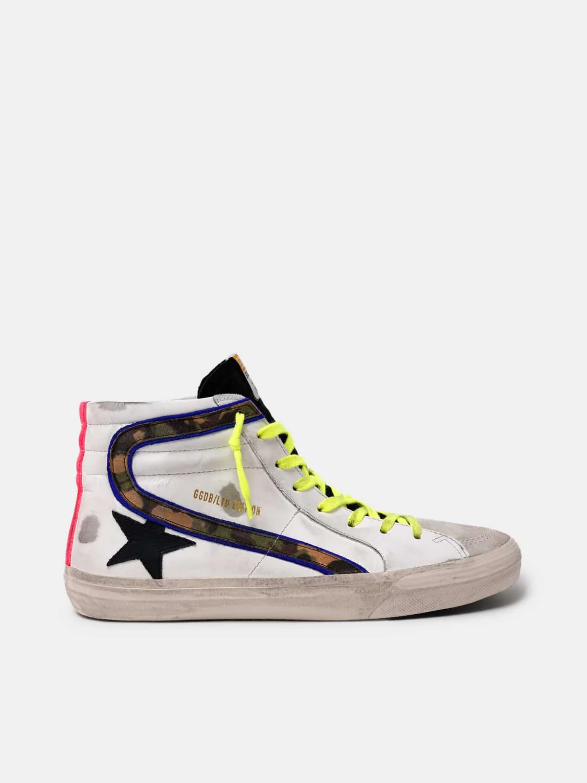 Men | Ltd Slide Sneakers with Camouflage Flash & Fluorescent Laces - Image 5