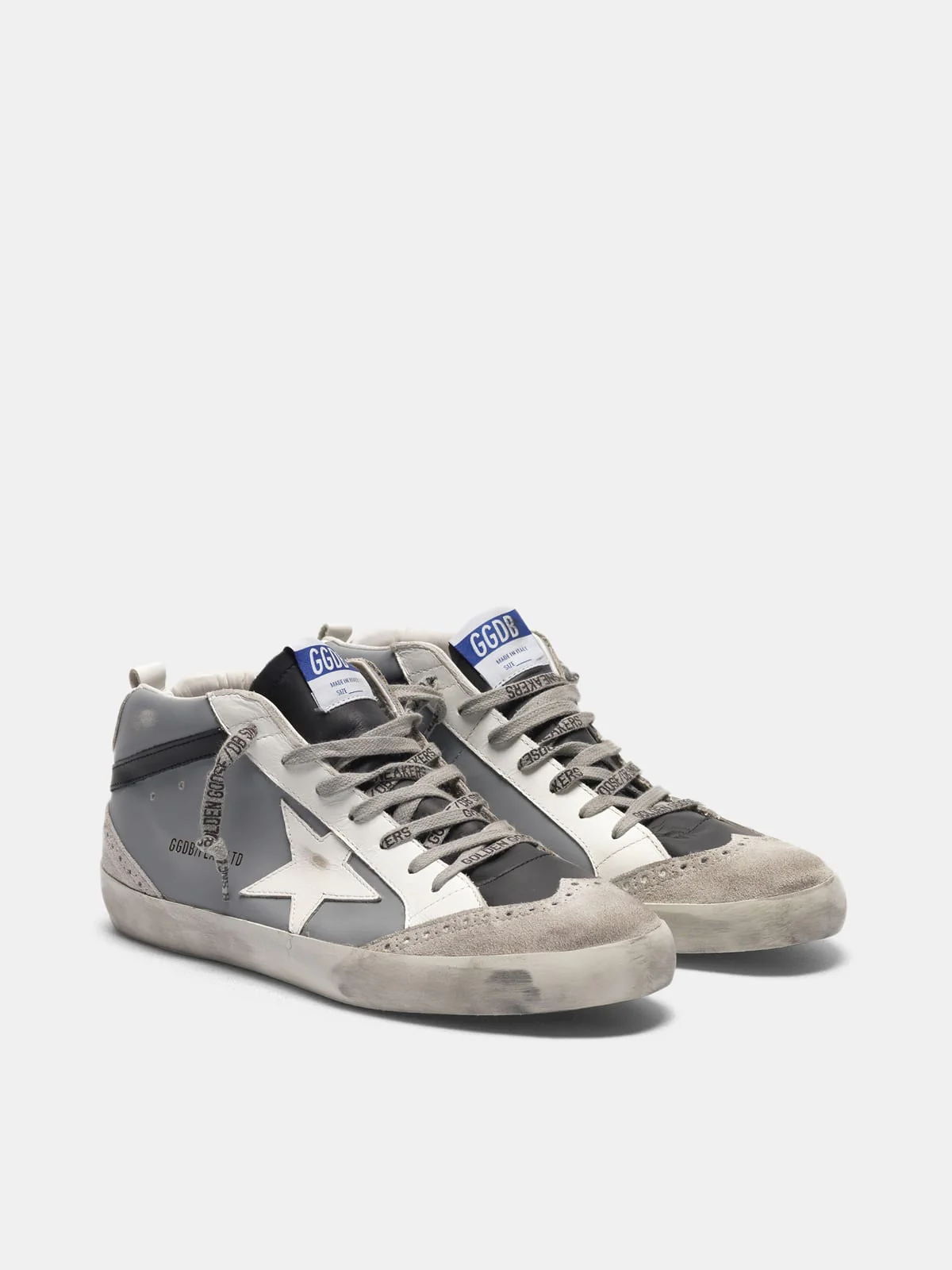 Men | Mid Star Sneakers Leather with Suede Toecap - Image 2