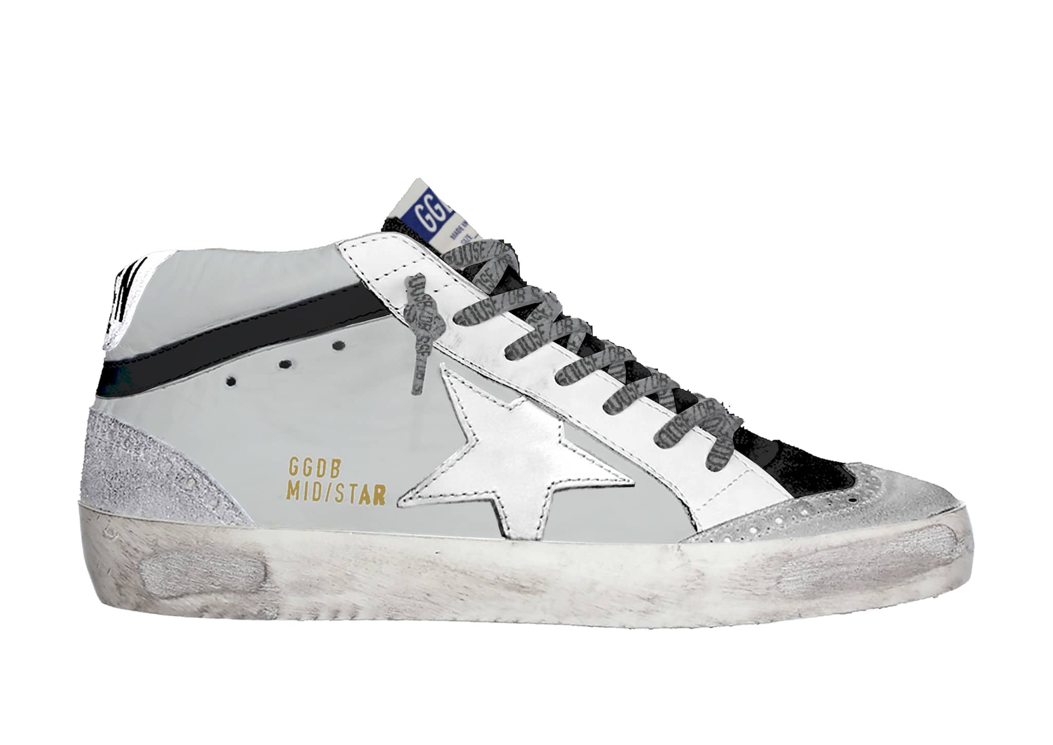 Men | Mid Star Sneakers Leather with Suede Toecap - Image 3