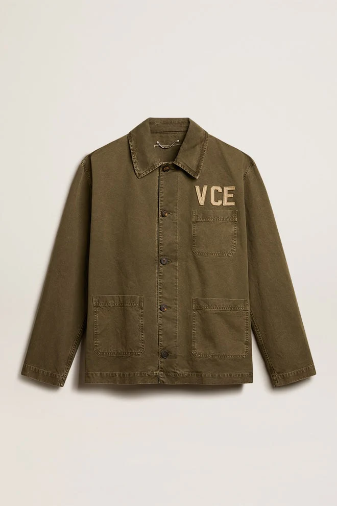 Men | Olive-Colored Cotton Shirt | Kalamata - Image 6