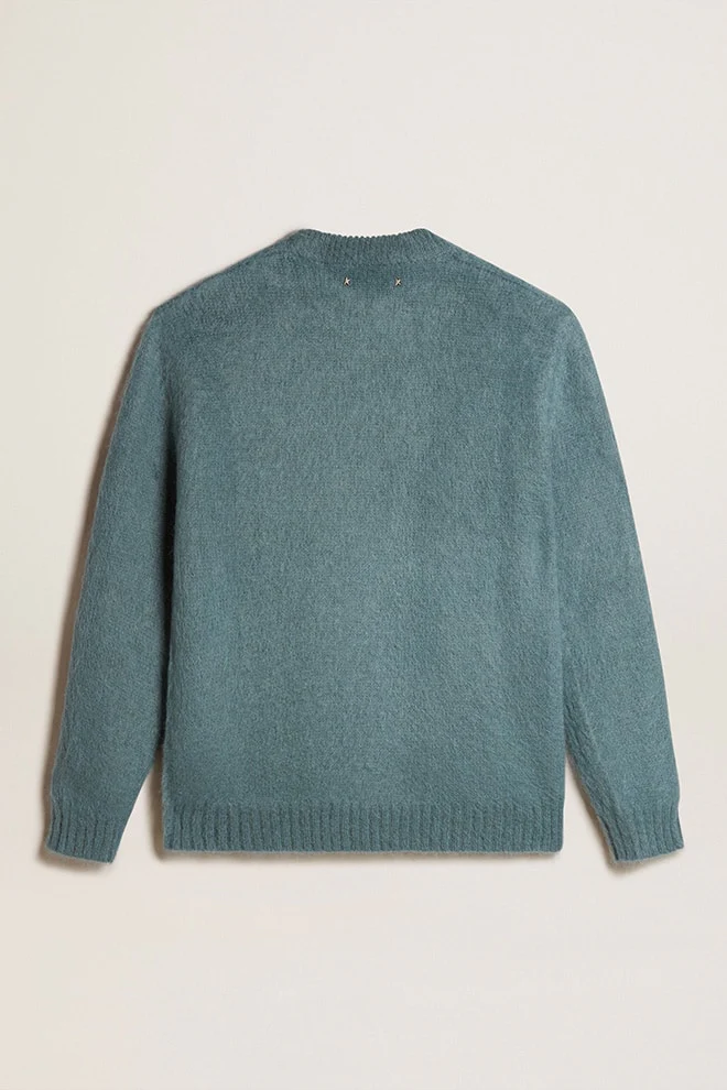 Men | Powder-Blue Mohair Sweater | Spring Lake - Image 11