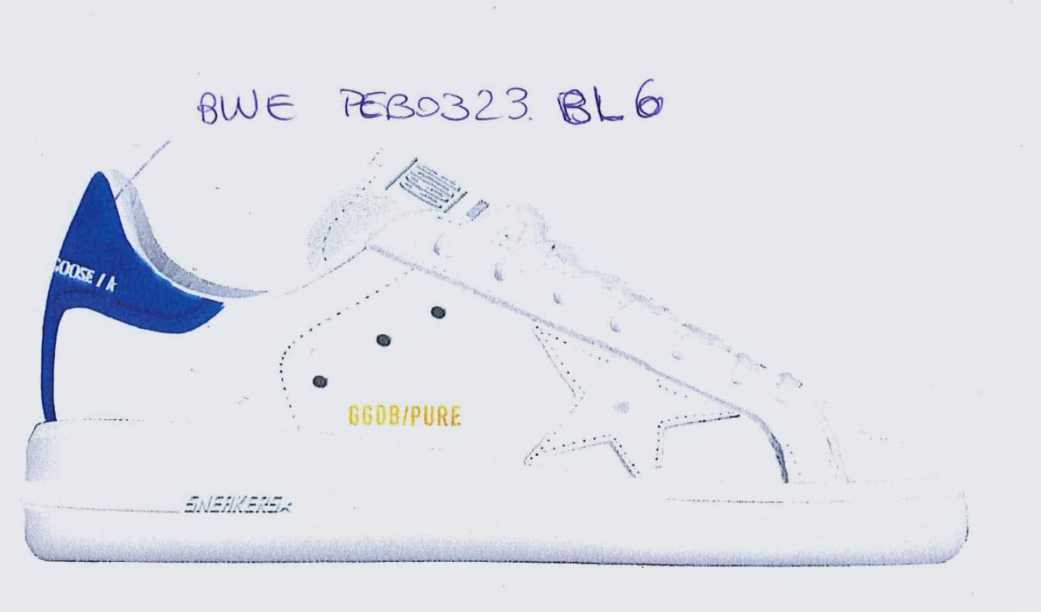 Men | Purestar Sneakers with Blue Heel Tab - Image 4