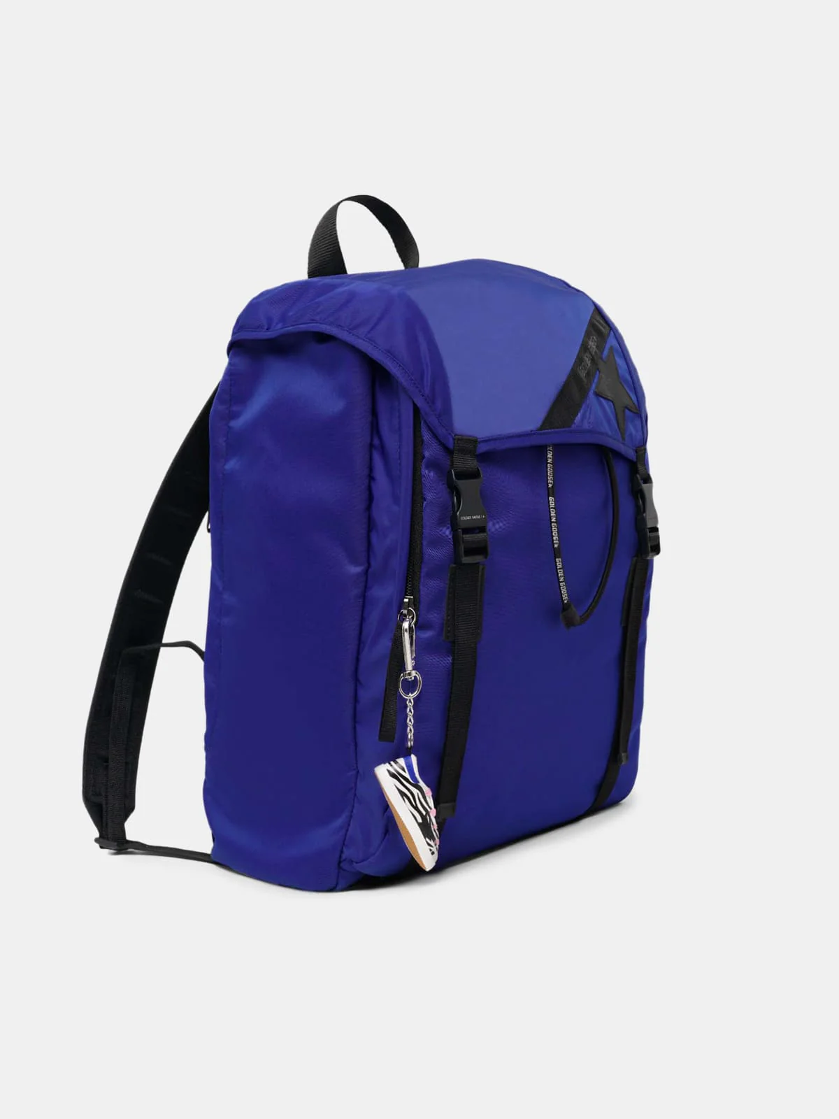 Men | Royal Blue Nylon Journey Backpack - Image 7