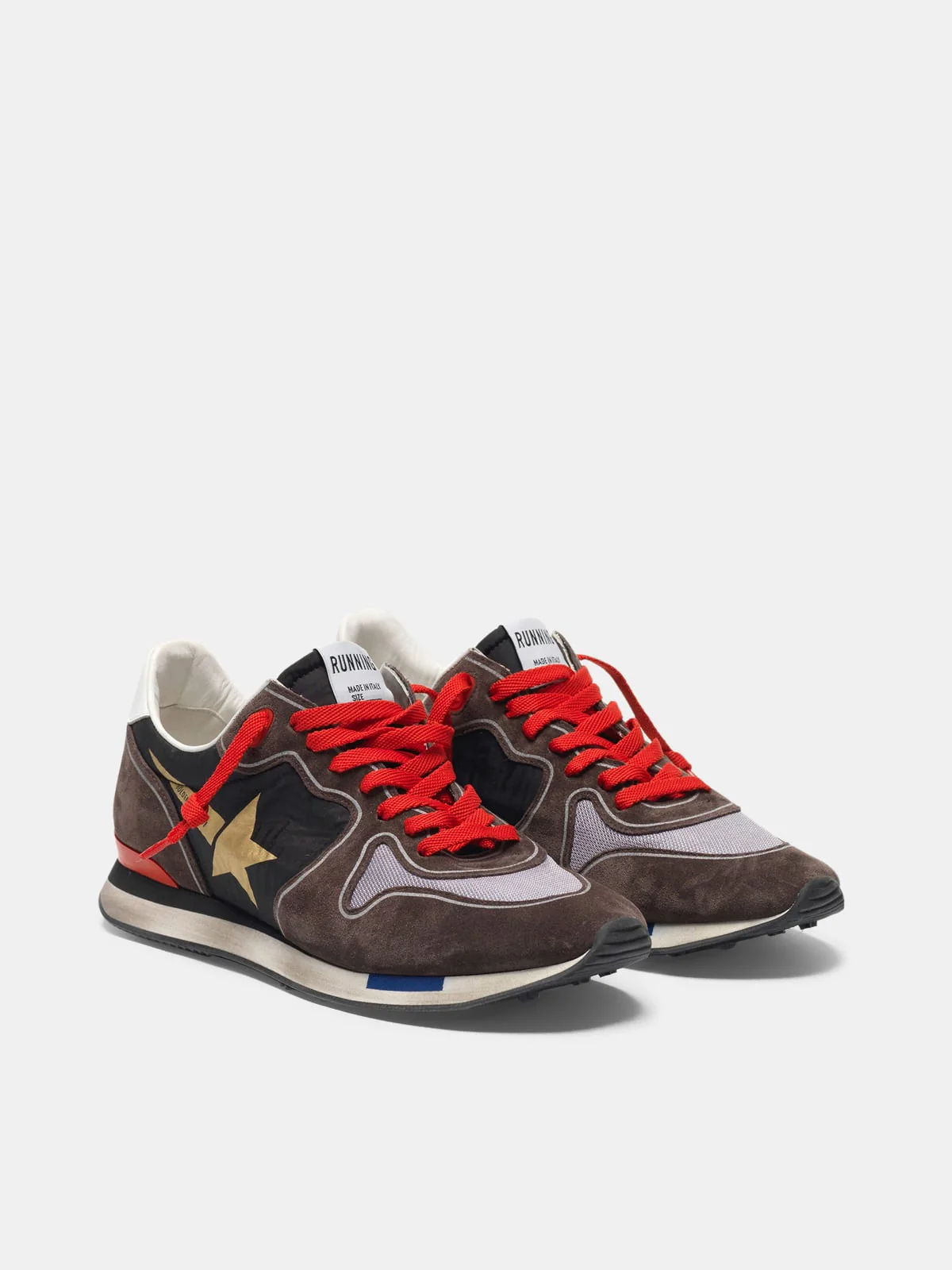 Men | Running Sneakers Suede with Nylon & Mesh Insert (V1) - Image 3