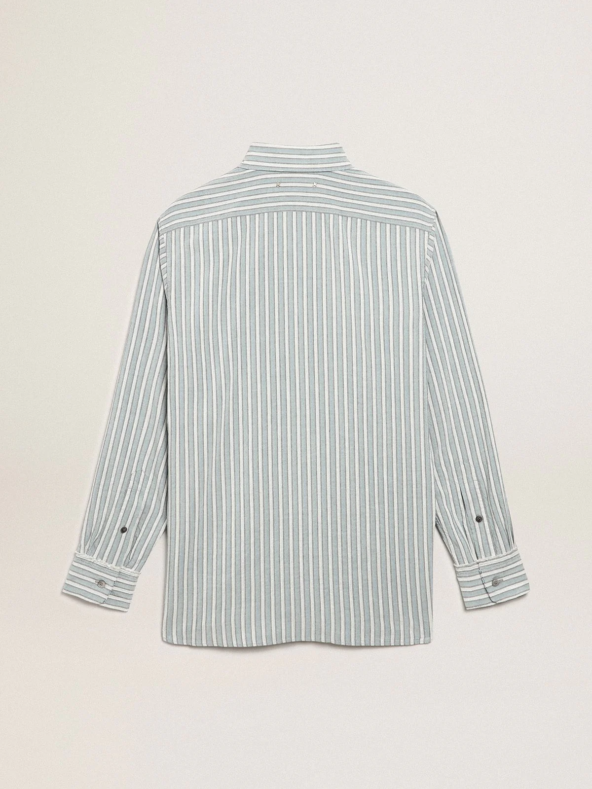 Men | Shirt Viscose with Stripes | Cold Water x Multicolor - Image 4