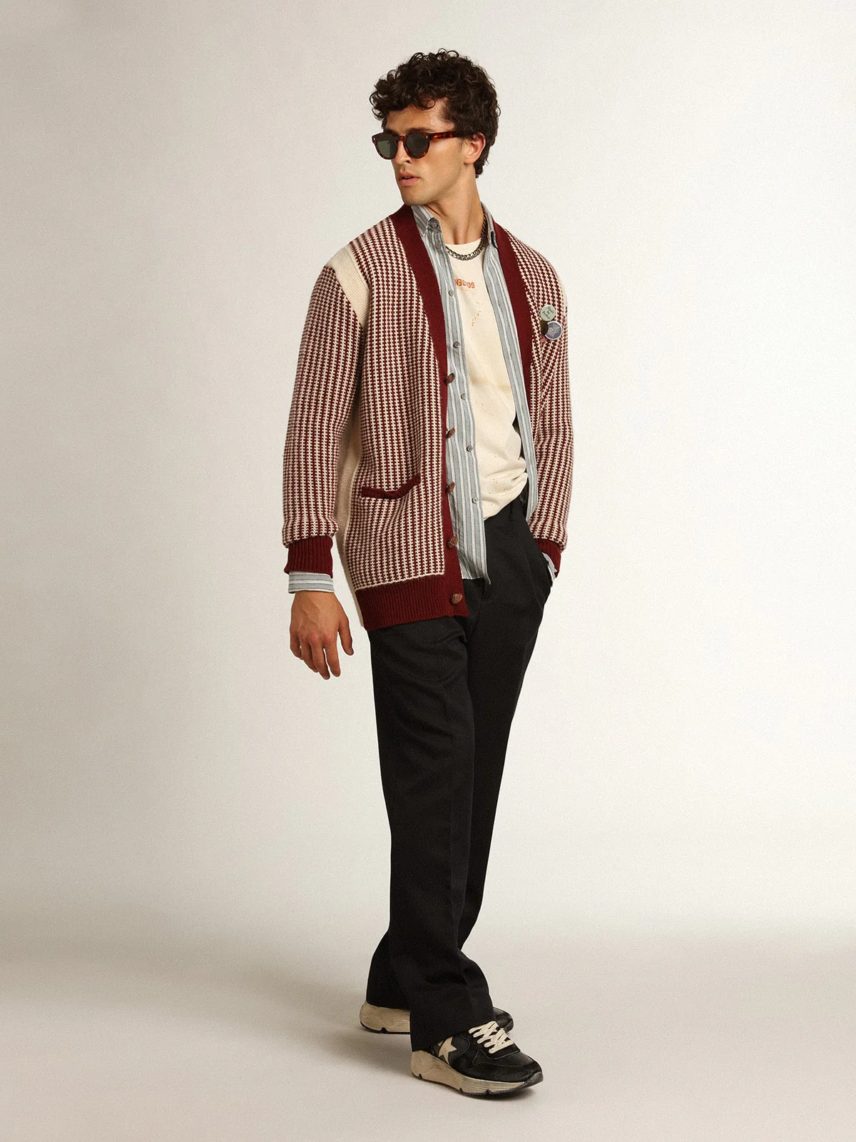 Men | Shirt Viscose with Stripes | Cold Water x Multicolor - Image 8