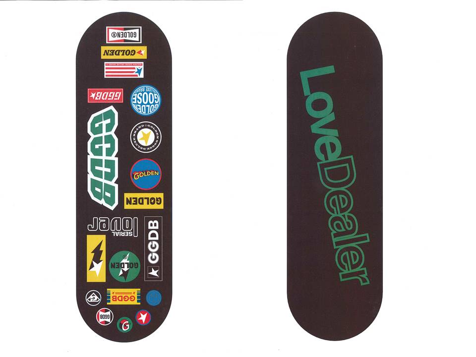 Men | Skateboard with B4 Black Mashup Patches - Image 2