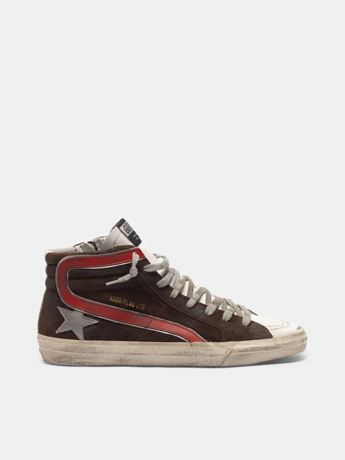 Men | Slide Sneakers Suede with Silver Star - Image 5