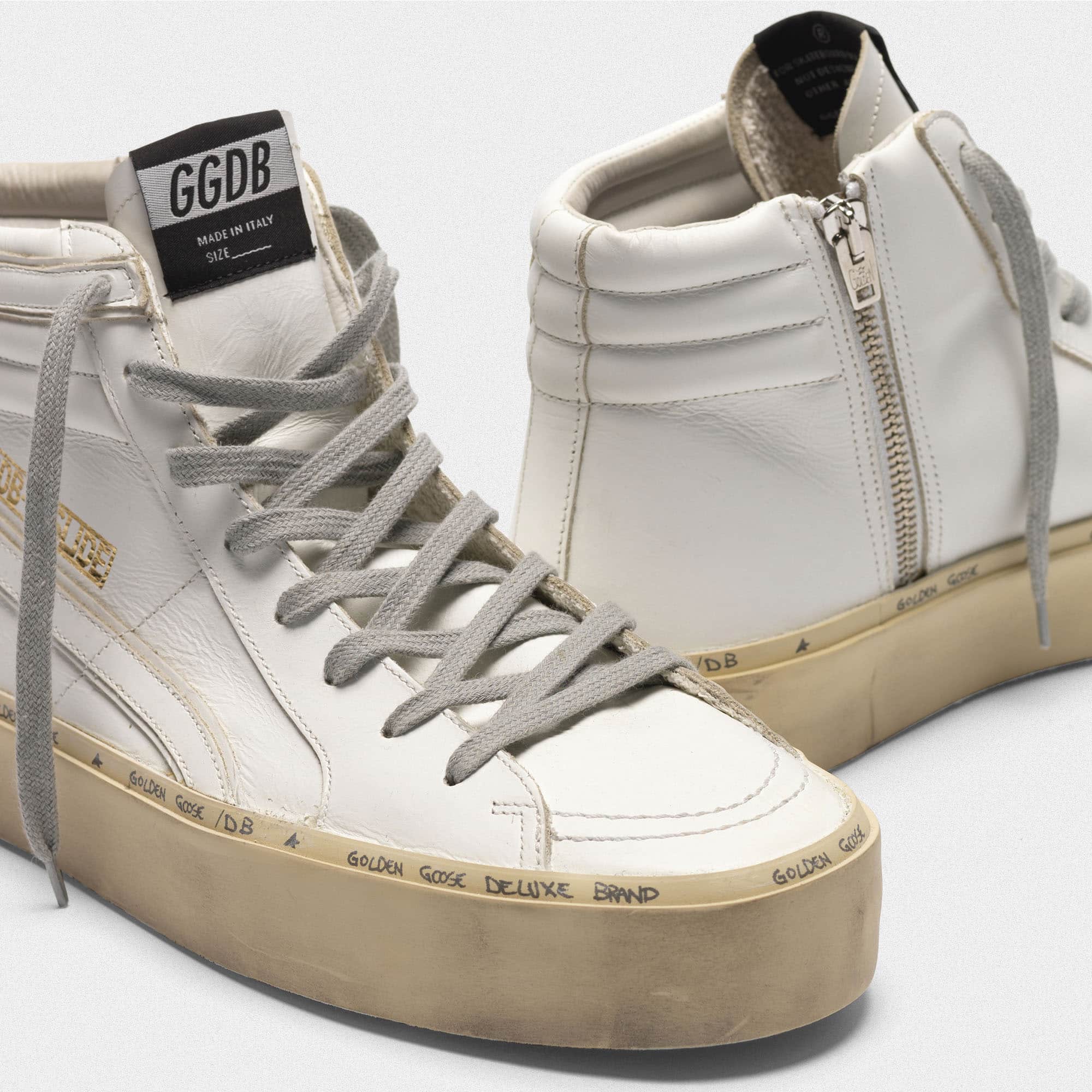 Men | Slide Sneakers with Embossed Lettering Logo - Image 5