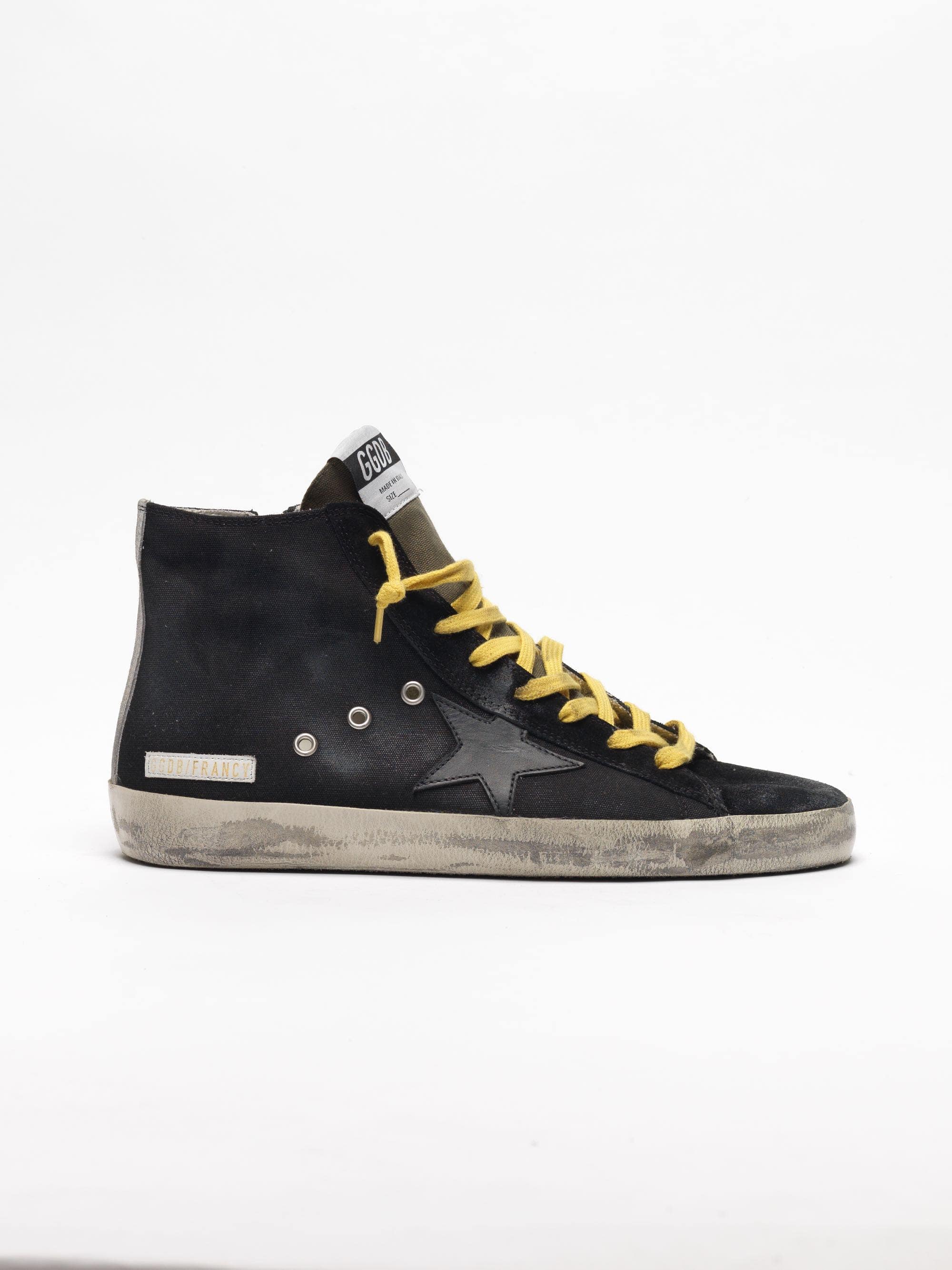 Men | Sneakers Francy Black with Yellow Laces - Image 8