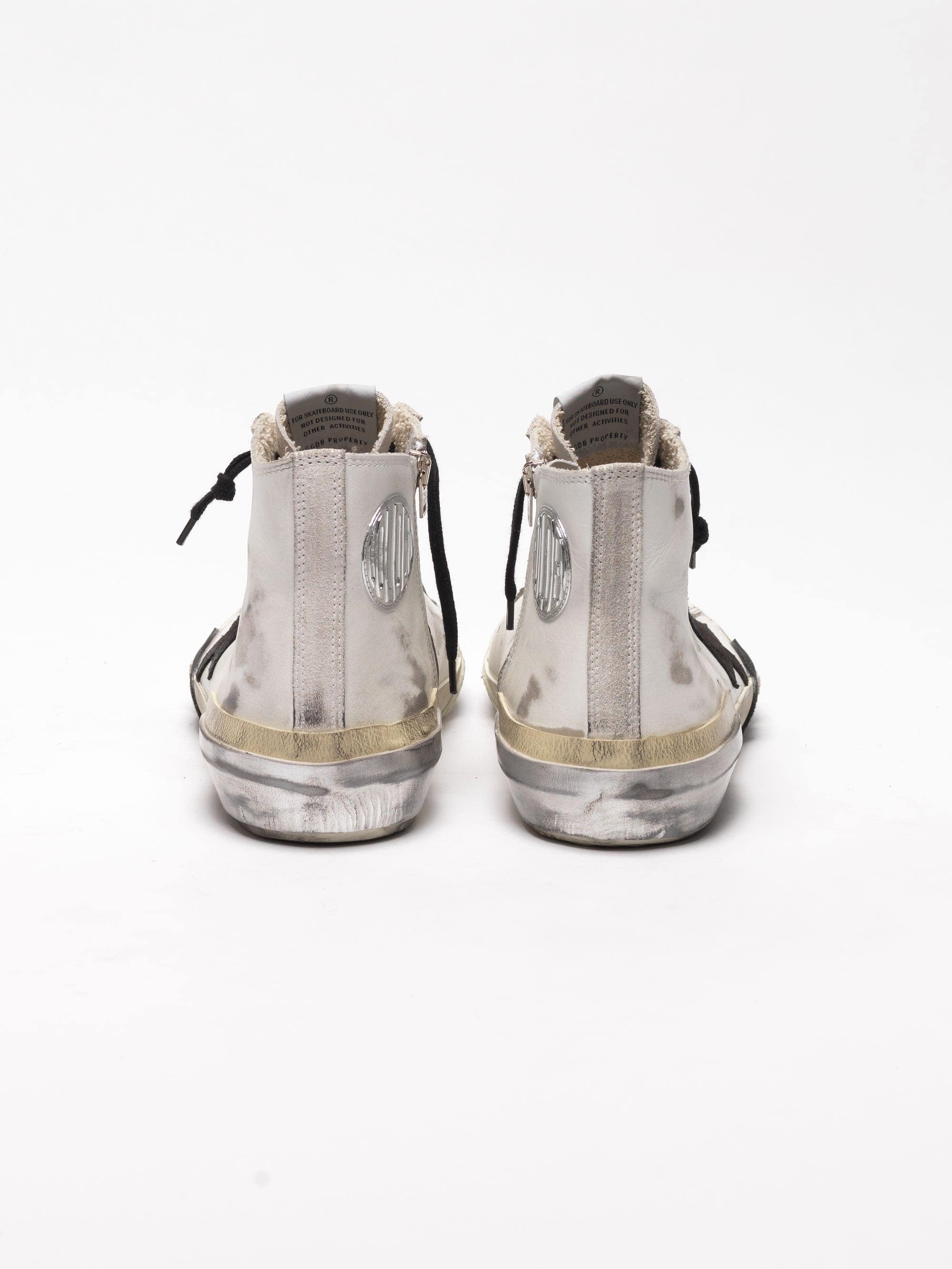 Men | Sneakers Francy White Leather-Black Star - Image 7