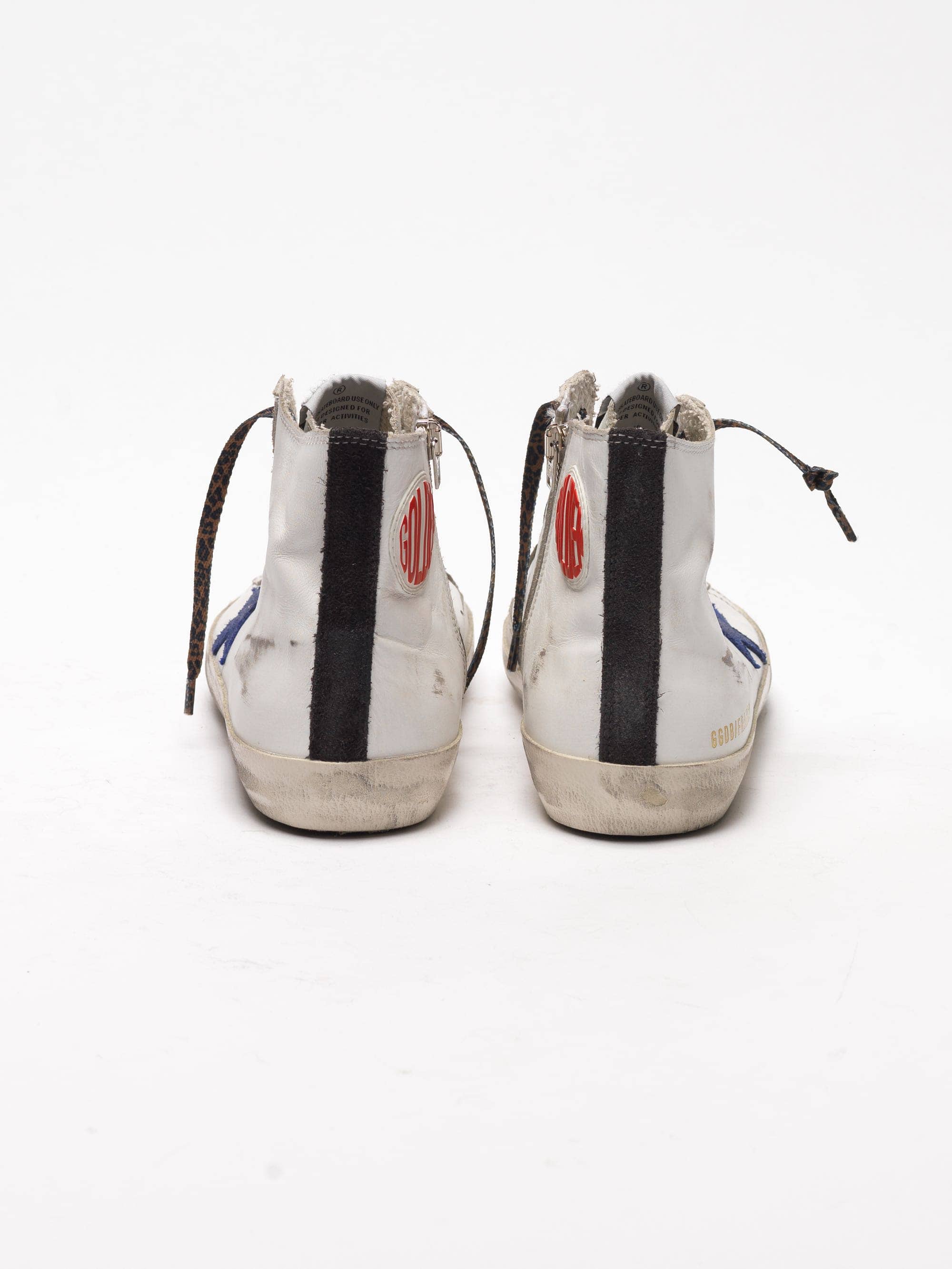 Men | Sneakers Francy White Leather-Bluette Star - Image 2