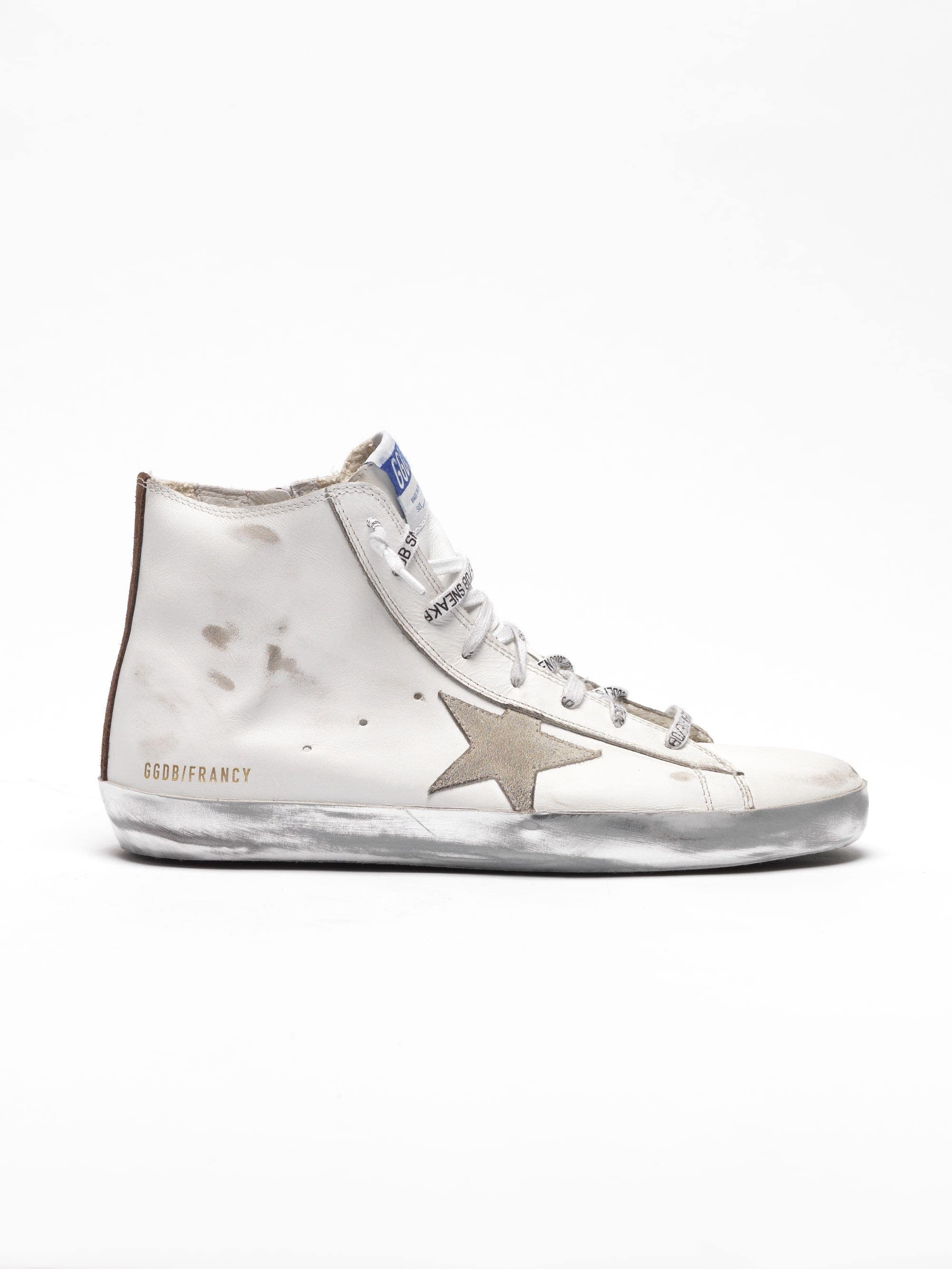 Men | Sneakers Francy White Leather Sparkle-Ice - Image 3