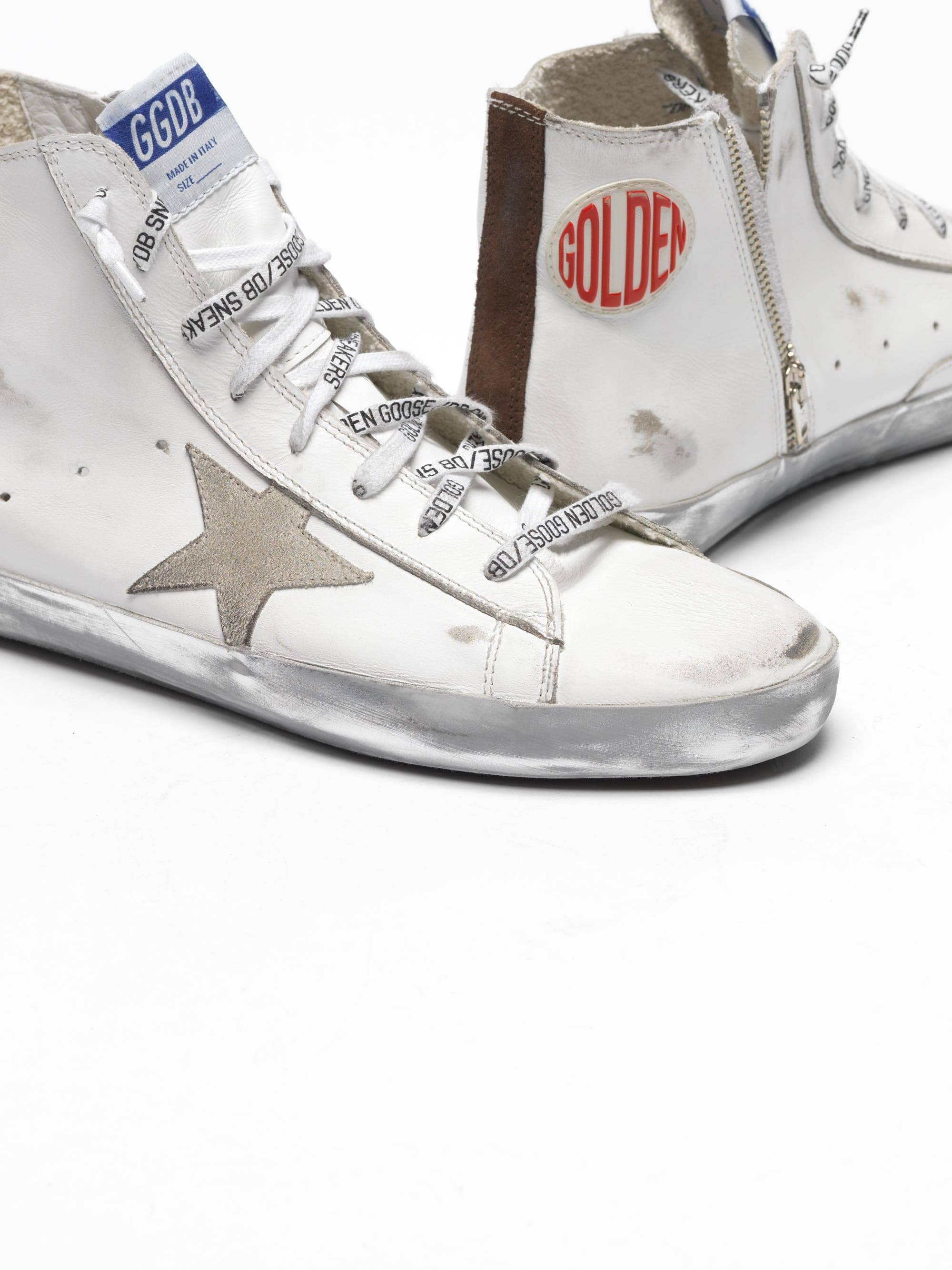 Men | Sneakers Francy White Leather Sparkle-Ice - Image 6