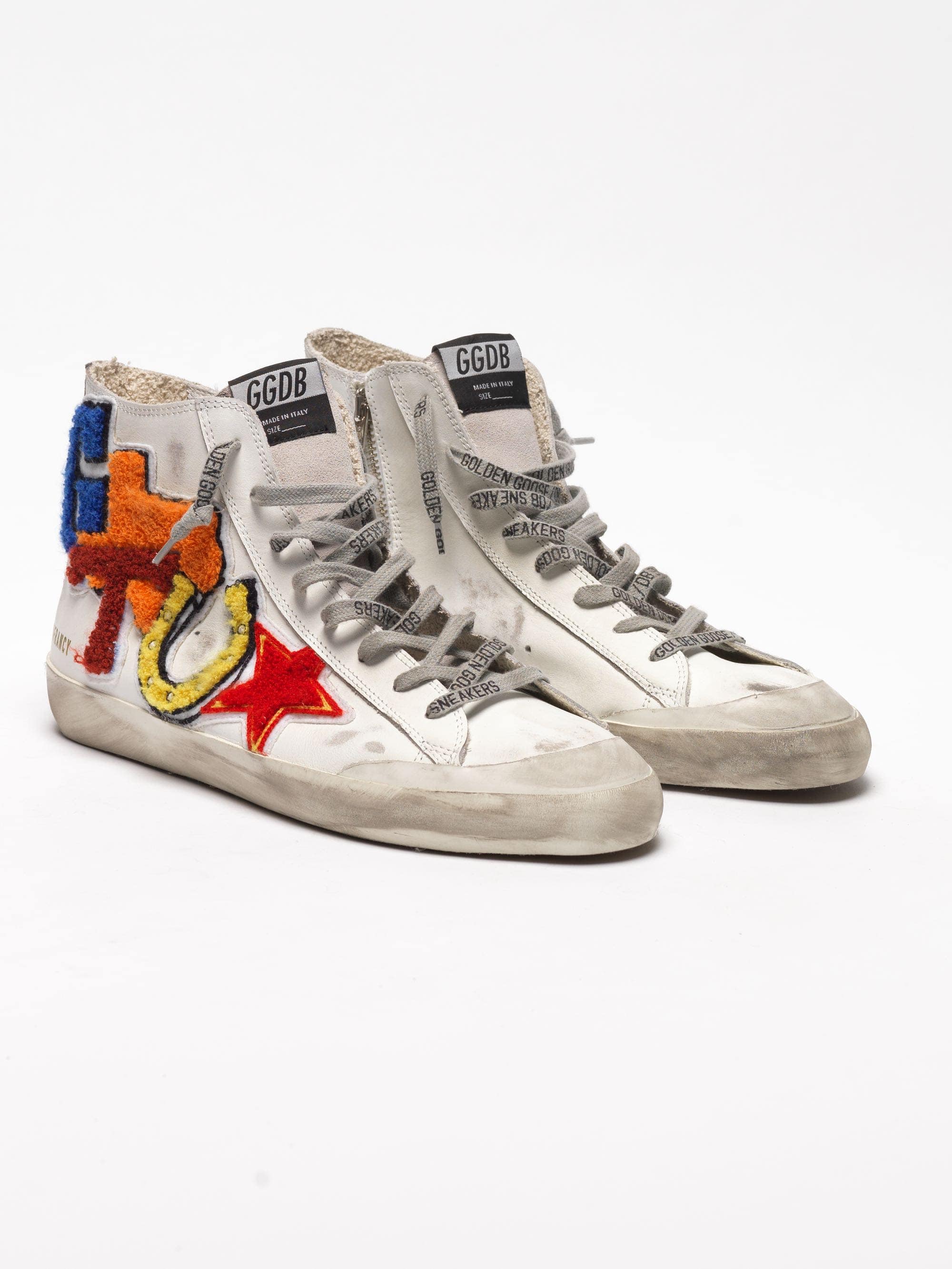 Men | Sneakers Francy White Leather-Texas Patch - Image 5