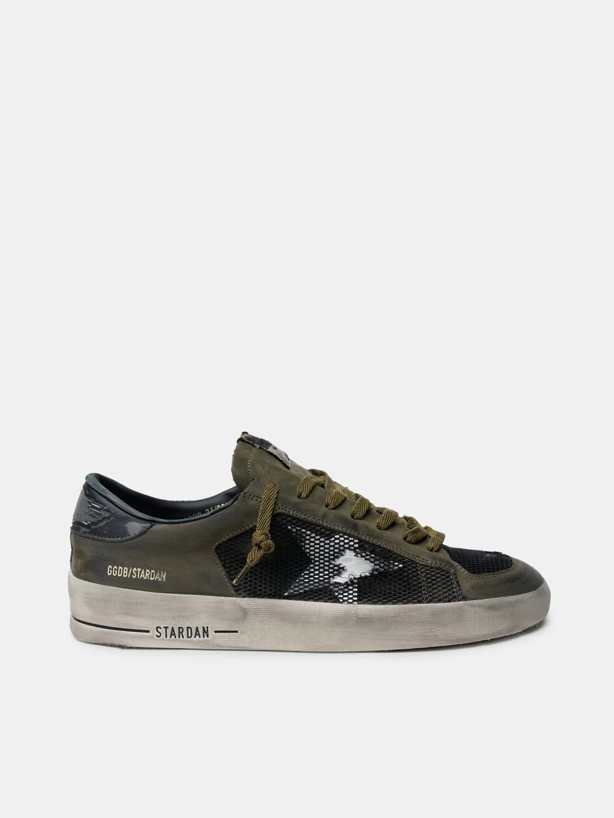 Men | Sneakers Stardan Black Green Leather-White - Image 5