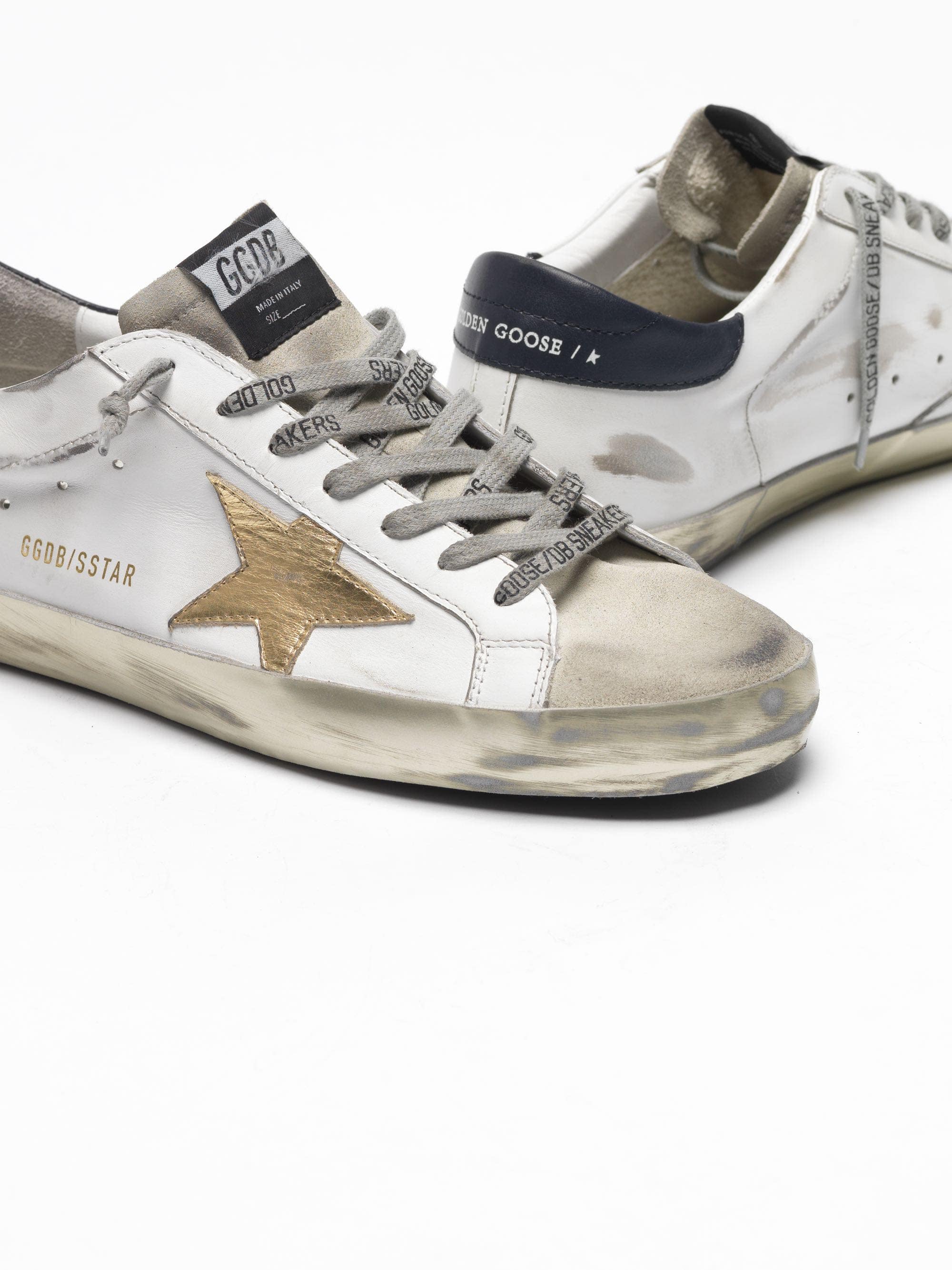 Men | Sneakers Super-Star White Leather Sparkle - Image 5