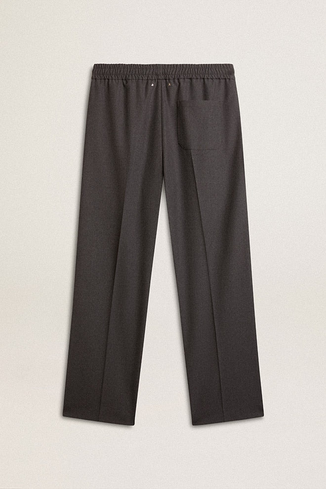 Men | Soft Pants Anthracite Gray Wool | Antracite x Melange - Image 9