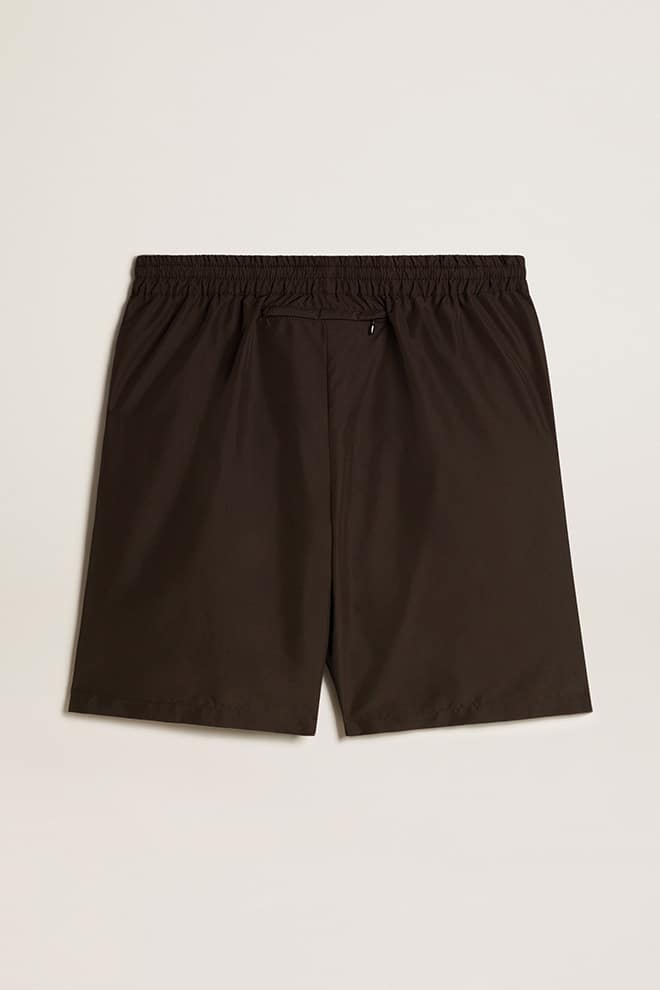 Men | Star Shorts Boxing Man Wide Leg Black with Technical Poliester Fabric | Black - Image 5