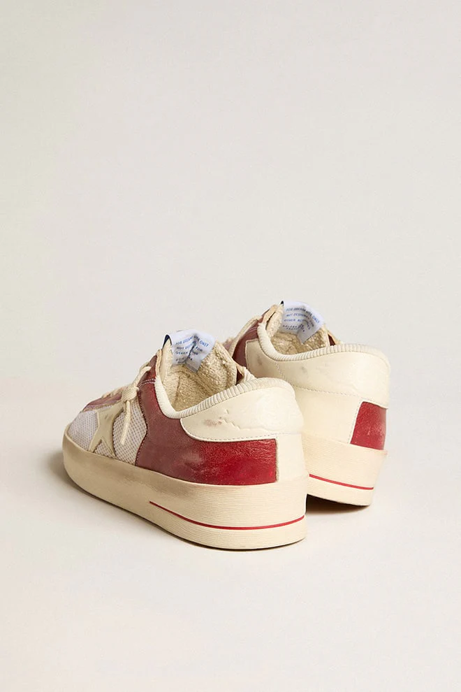 Men | Stardan Sneakers Red & White | White Ecru x Red x White - Image 6