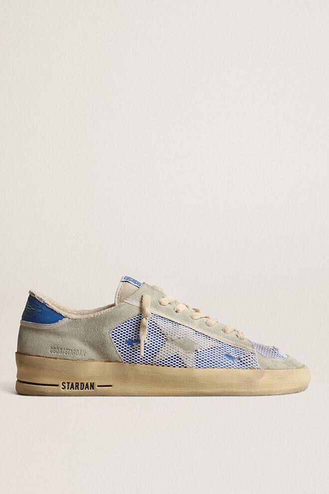 Men | Stardan Suede with Light Blue Heel Tab | Medieval Blue x Ice - Image 4