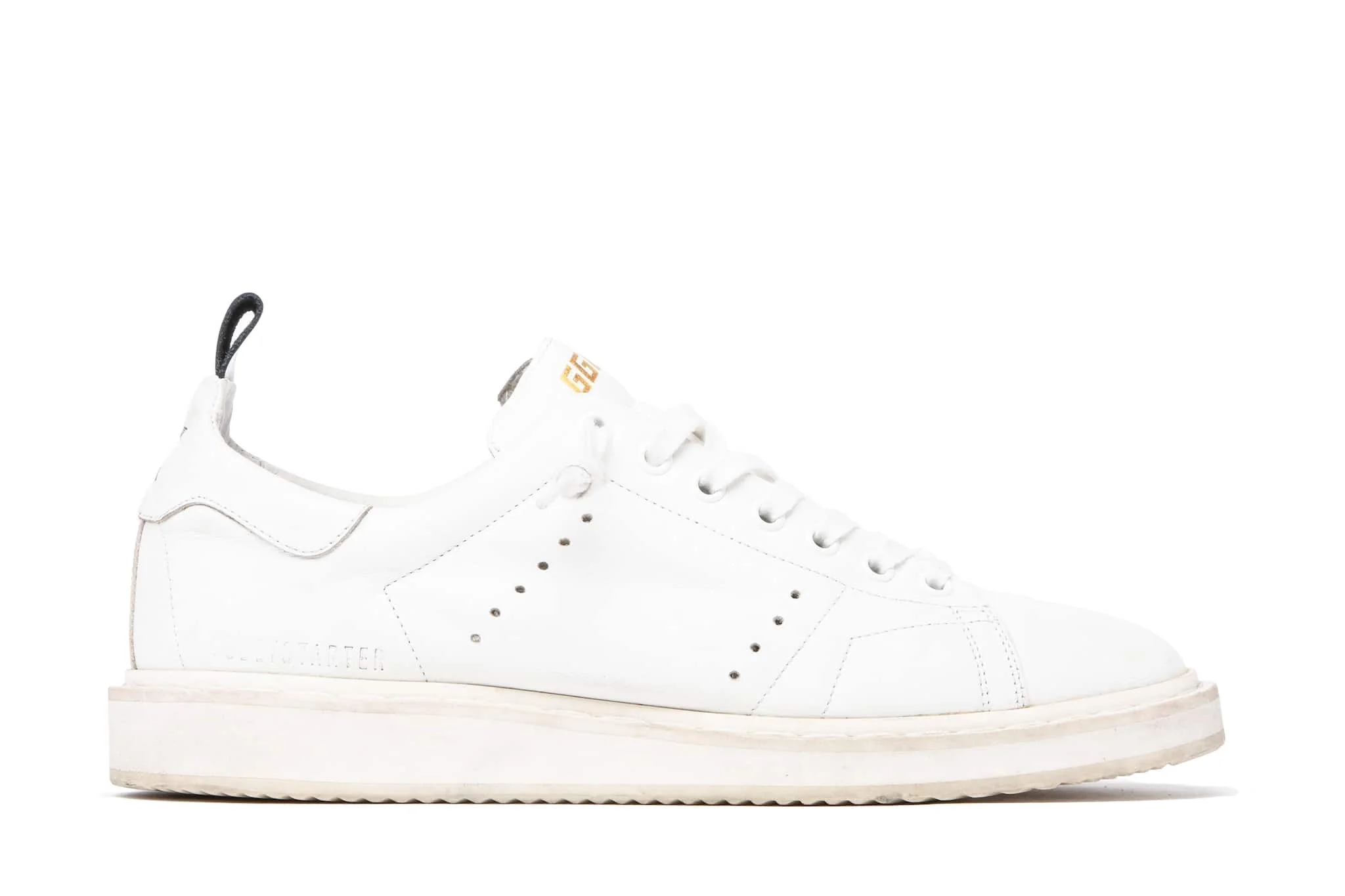 Men | Starter Sneakers Leather with Printed Star On The Heel Tab - Image 3