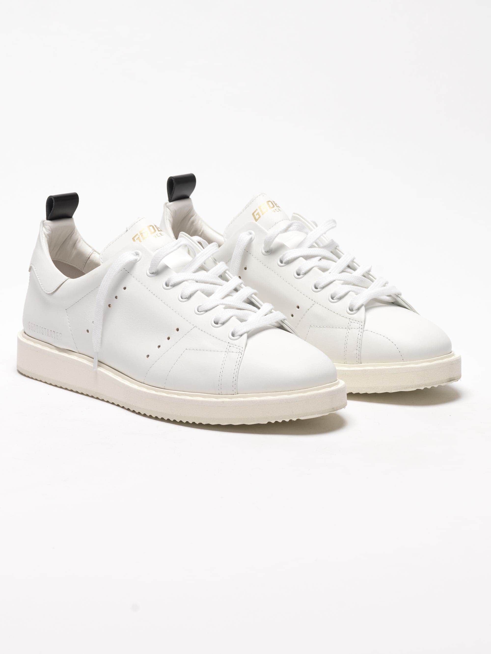 Men | Starter Sneakers Leather with Printed Star On The Heel Tab - Image 5
