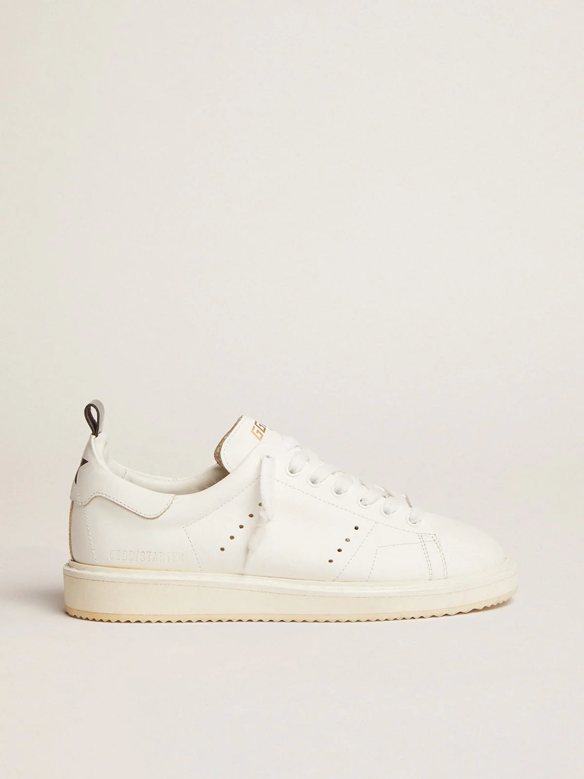 Men | Starter Sneakers Leather with Printed Star On The Heel Tab - Image 7
