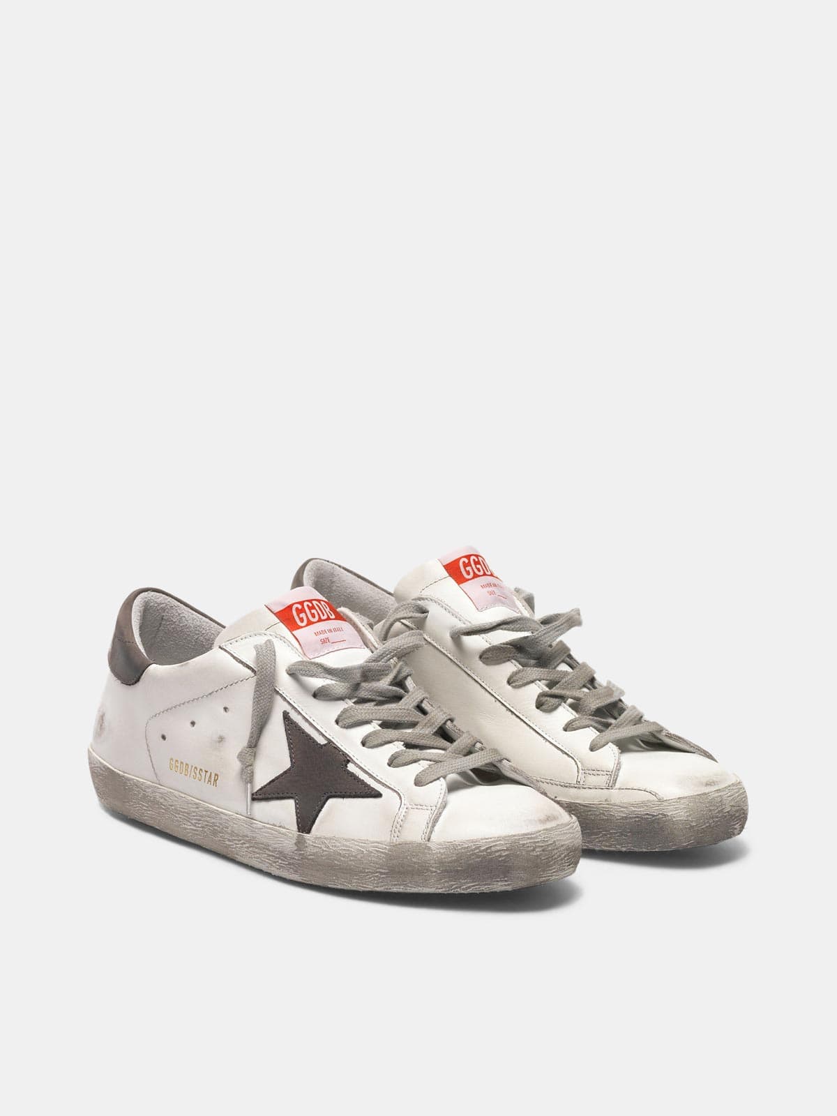 Men | Super-Star Sneakers Leather with Star & Heel Tab Nubuck - Image 6